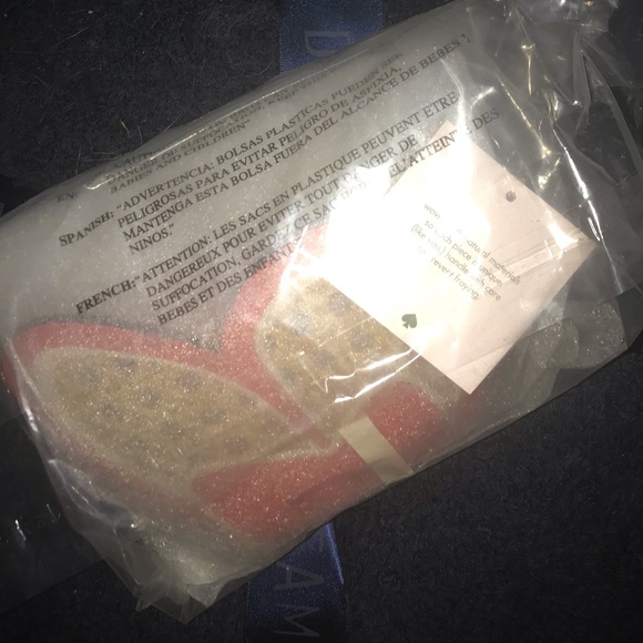 Kate Spade NWT Wing It Wicker Butterfly Coin Purse on a Chain - Picture 10 of 11